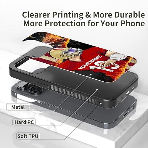 Miniatura 3 de Fundas de teléfono personalizadas para equipos de fútbol, bonito diseño para fanáticos para iPhone 11, 12, 13, 14, 15, 16 Pro Max Plus Mini X 6 7 8