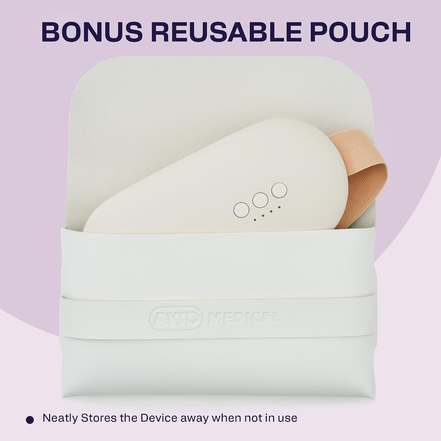 Heating Pad for Cramps | Period Heating Pad for Cramps, Cordless Menstrual Heating Pad with 4 Temperature Levels, 5 Vibration Settings, Portable, Fast Heating, Auto Shut-Off, Large Battery Capacity