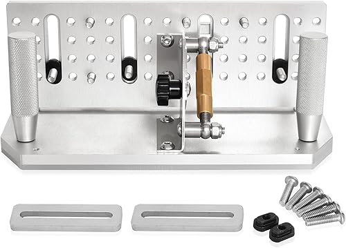 Plantilla de cuchillo para amoladora de correa, localizador de afilado de 9-3/4 pulgadas de largo, ángulo ajustable de -5° ~ 25°, plantilla de
