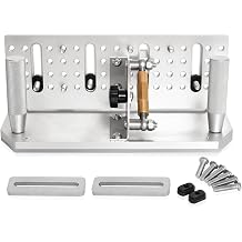 Belt Grinder Knife Jig 9-3/4" Length Sharpening Locator Angle Adjustable -5 25  Belt Knife Sharpening Jig with Dual Press Plate Knife Making Angle Grinding Guide for Belt Sander Machine