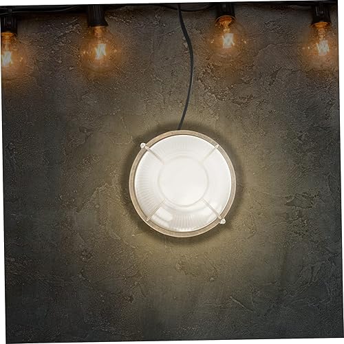 Miniatura 3 de Hemoton 2 unids bombillas al aire libre sala impermeable estuches al aire libre luces de pared montaje techo iluminación montaje empotrado lámpara