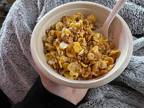 Miniatura 6 de Cuencos de papel desechables, 17 onzas paquete de 100 unidades tazón grande, 100% compostable, biodegradable, verde y respetuoso con el medio