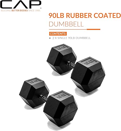 Miniatura 156 de CAP Barbell - Mancuerna recubierta Varias opciones de pares y conjuntos