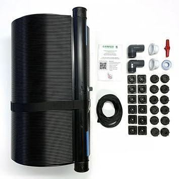 FAFCO Solar Cub with Starter Kit - Space Saving Universal Above Ground Pool Solar Heater - Easy Self-Installation 2 ft. x 20 ft.