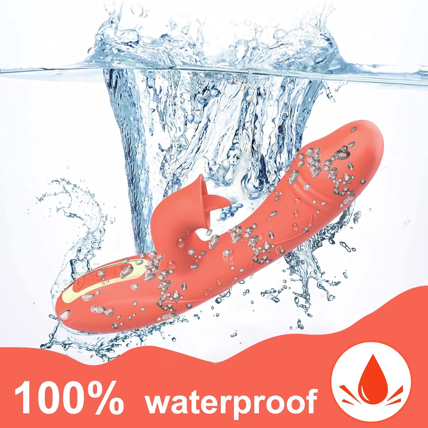 G Spot Vibrator Dildo Adult Sex Toys for Women 5 Speed & 12 Powerful Vibrations Rabbit Clitoris Stimulation Waterproof & Rechargeable Dual Stimulator