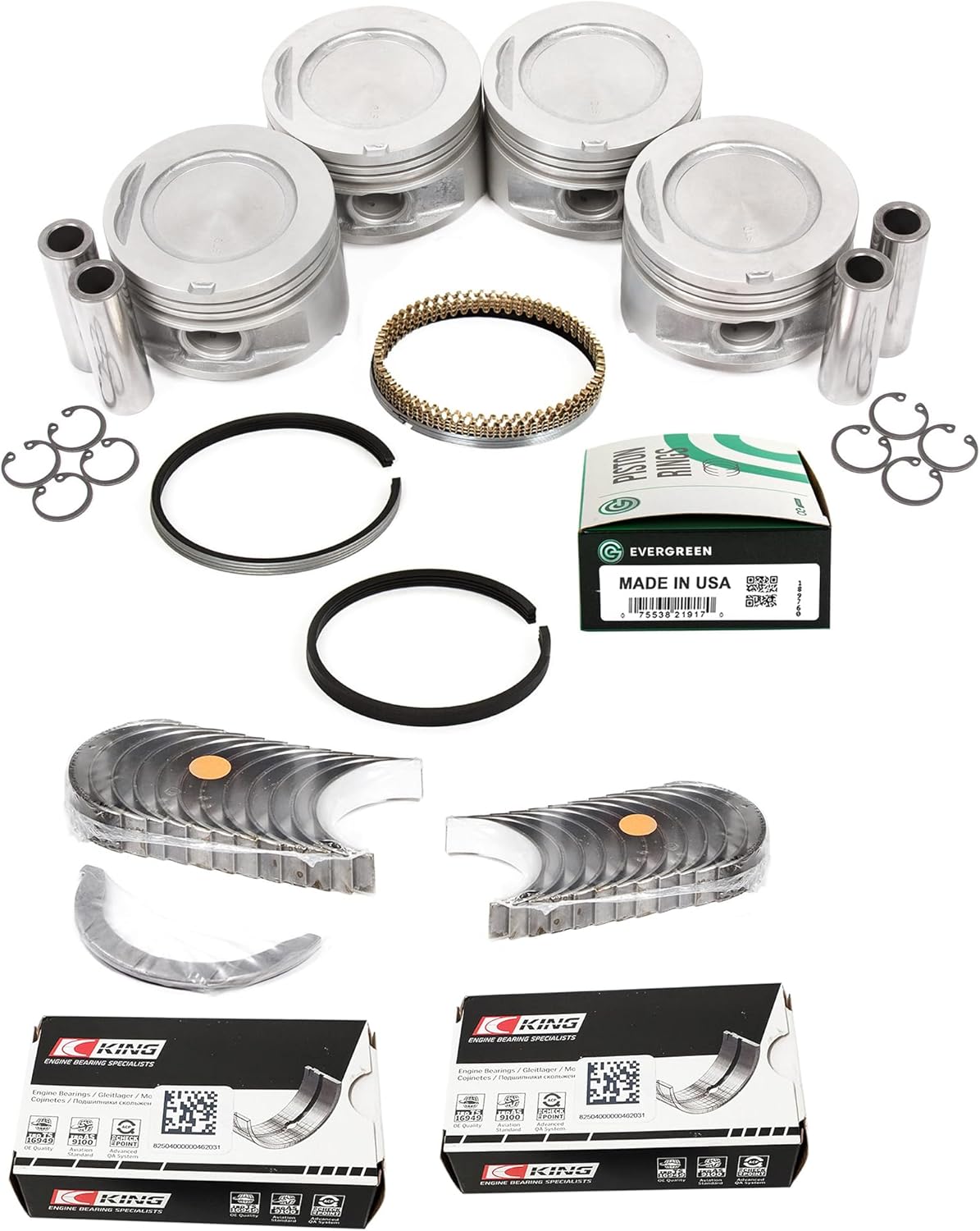 MA-9761249044-2 Cylinder Head & Engine Rebuild Kit Compatible With/For 85-95 Toyota 4Runner Pickup 2.4 22RE