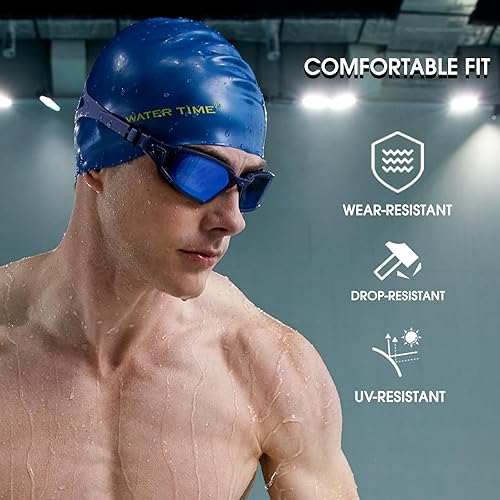 Miniatura 2 de Gafas de natación polarizadas unisex para mujeres, hombres, niños y niñas, 100% antivaho y anti-UV