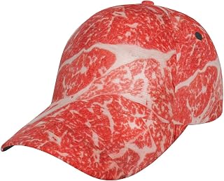 Beef Steaks Baseball Cap Adjustable Golf Dad Hat Trucker Hat for Men and Women Curved Brim Snapback Cap Black