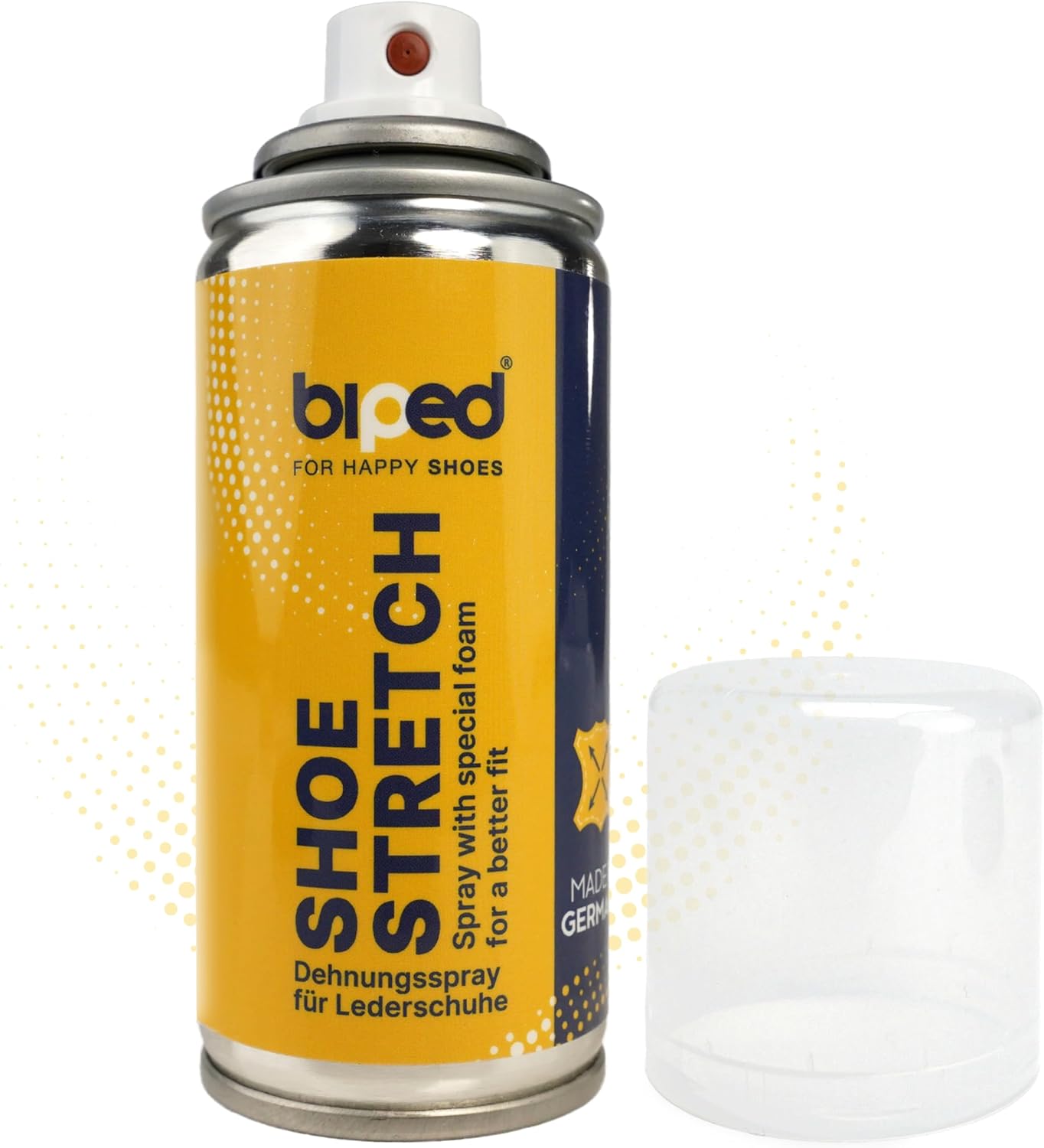 biped SHOE STRETCH spray do rozciągania butów – zmiękczacz skóry redukuje ucisk – do skóry licowej i zamszu 100 ml – Wyprodukowano w Niemczech z3002