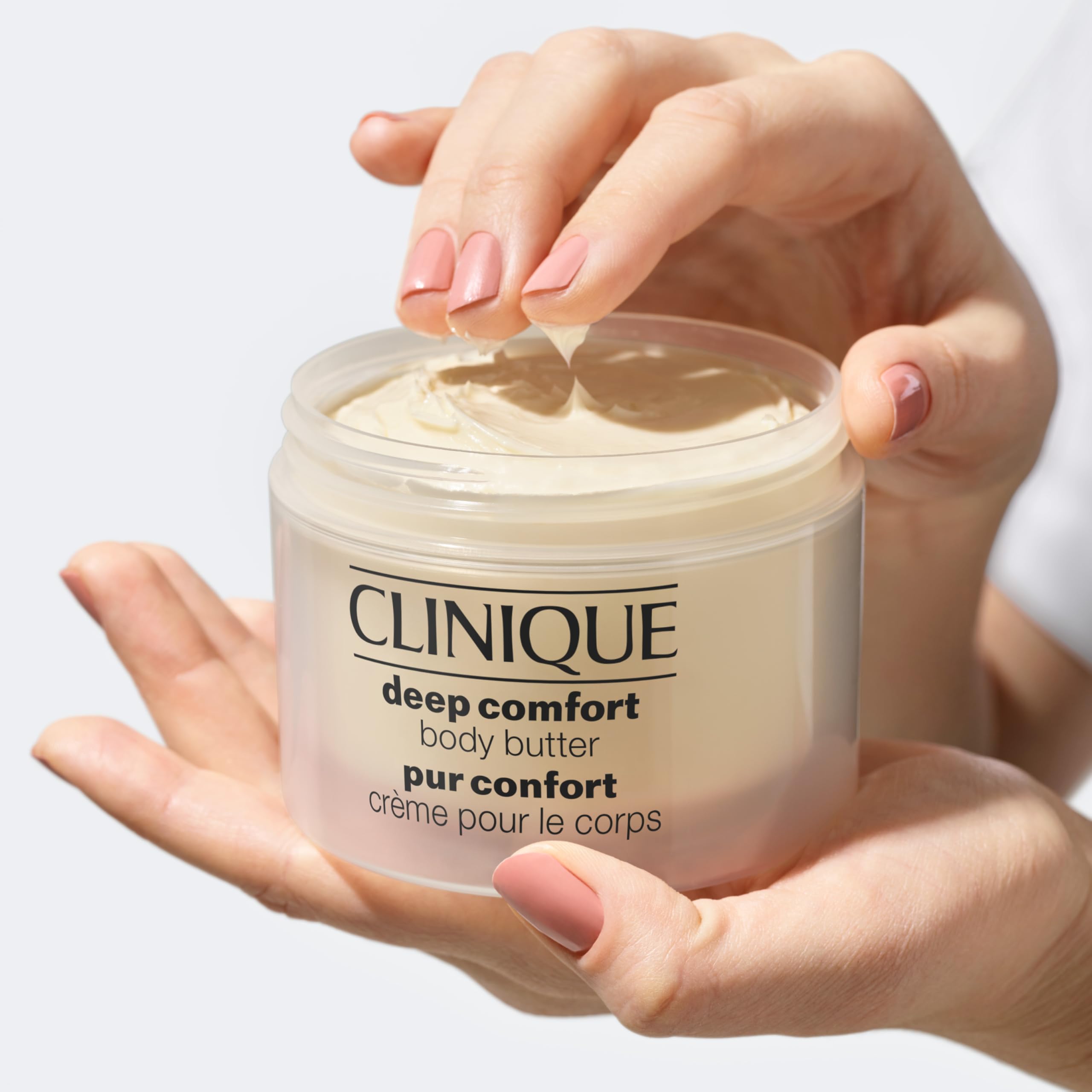 Clinique Deep Comfort Crème pour le Corps à l'Acide Hyaluronique, Beurre de Karité + Glycérine, 200 ml