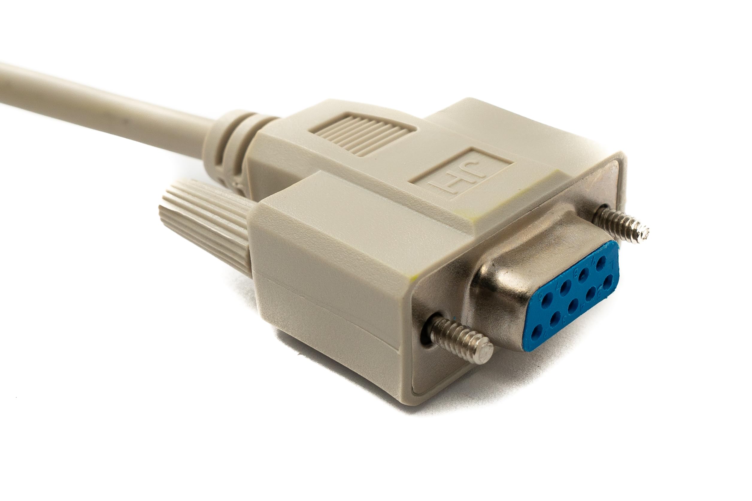 System-S D Sub - Cavo modem zero, 150 cm, 9 pin femmina a femmina, RS232 DB9, colore: Grigio