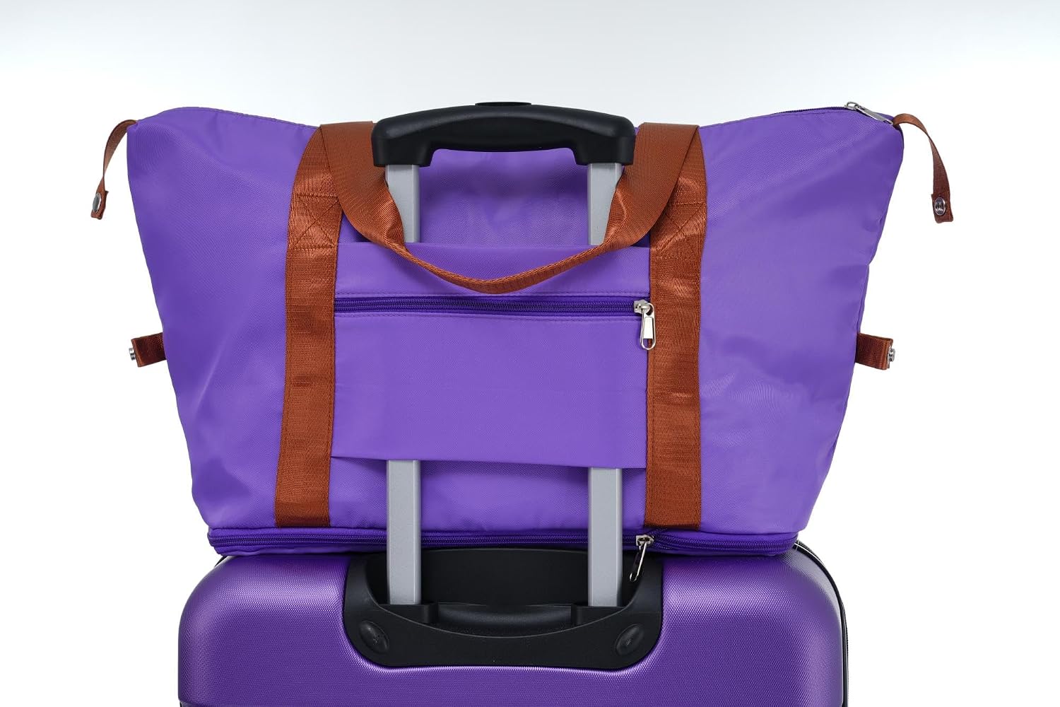 Merax Luggage Set, 13 Piece Suitcase Set with Travel Bag, 16 20 24 28 Inches Carry on Luggage with TSA Lock Expandable,Hard Case Suitcases with Spinner Wheels,Purple