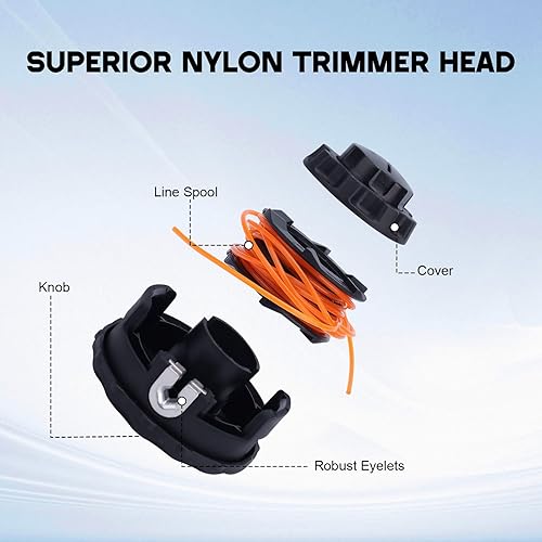 Miniatura 6 de Cabezal de recortadora Speed Feed 400 para Echo SRM 225 SRM210 SRM230 SRM250 SRM251 SRM260 SRM261 PAS210 PAS225 PAS230 PAS260 Shiandaiwa T195S T220