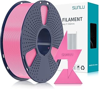 SUNLU Alta Velocidad Filamento PLA 1.75mm, Filamento PLA de Alta Fluidez para Impresoras 3D Rápidas, Diseñado para Impresiones Rápidas, Tolerancia de Diámetro ±0.02mm, HS-PLA Filament, 1KG Rosa