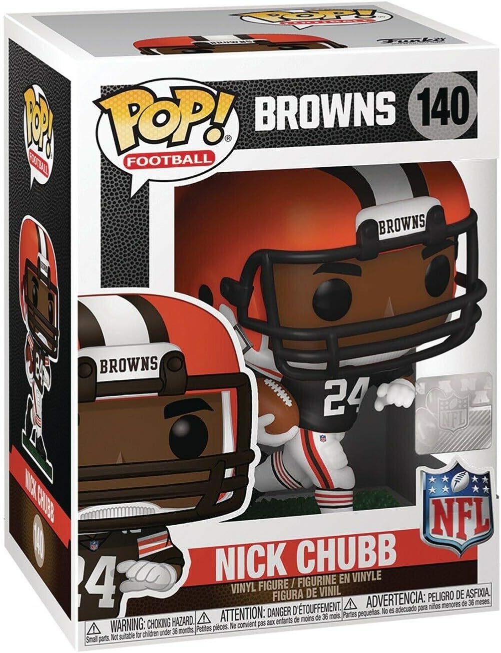 Funko POP! NFL: Cleveland Browns - Nick Chubb : Toys & Games