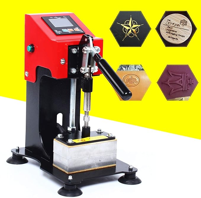 Prensa Térmica Manual 900W 0-400°F Placas Dobles Alta Presión miniatura 9