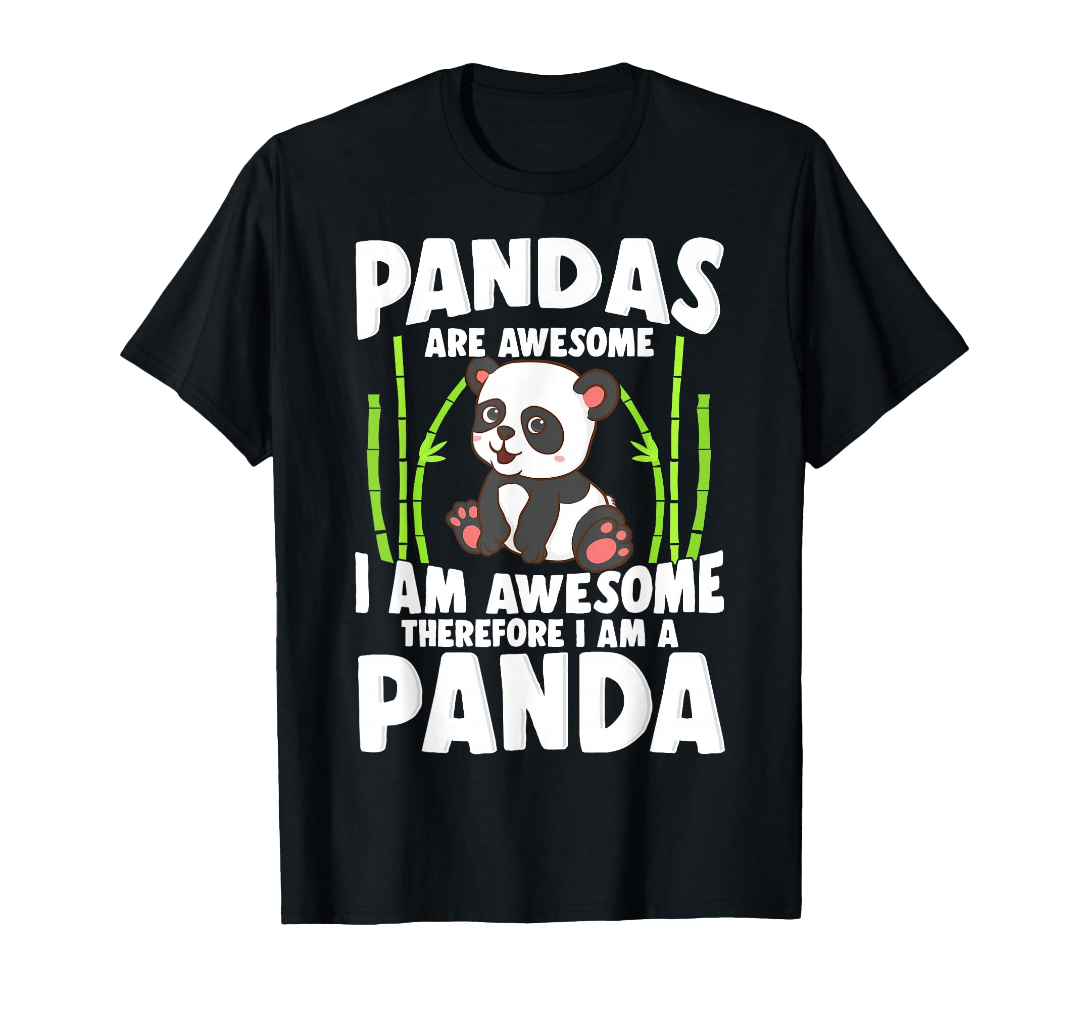 Panda Shirt Cute Panda Tshirt Pandas are Awesome Panda Bear T-Shirt