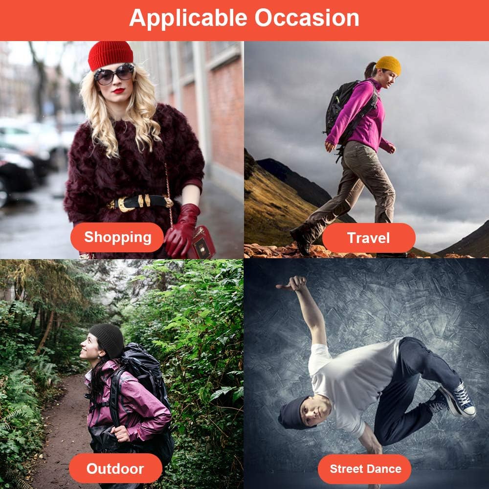 vidsel Short Fisherman Beanie for Men Women, Swag Wool Knit Cuff Trawler Skullcap,Winter Warm Hats - Image 7