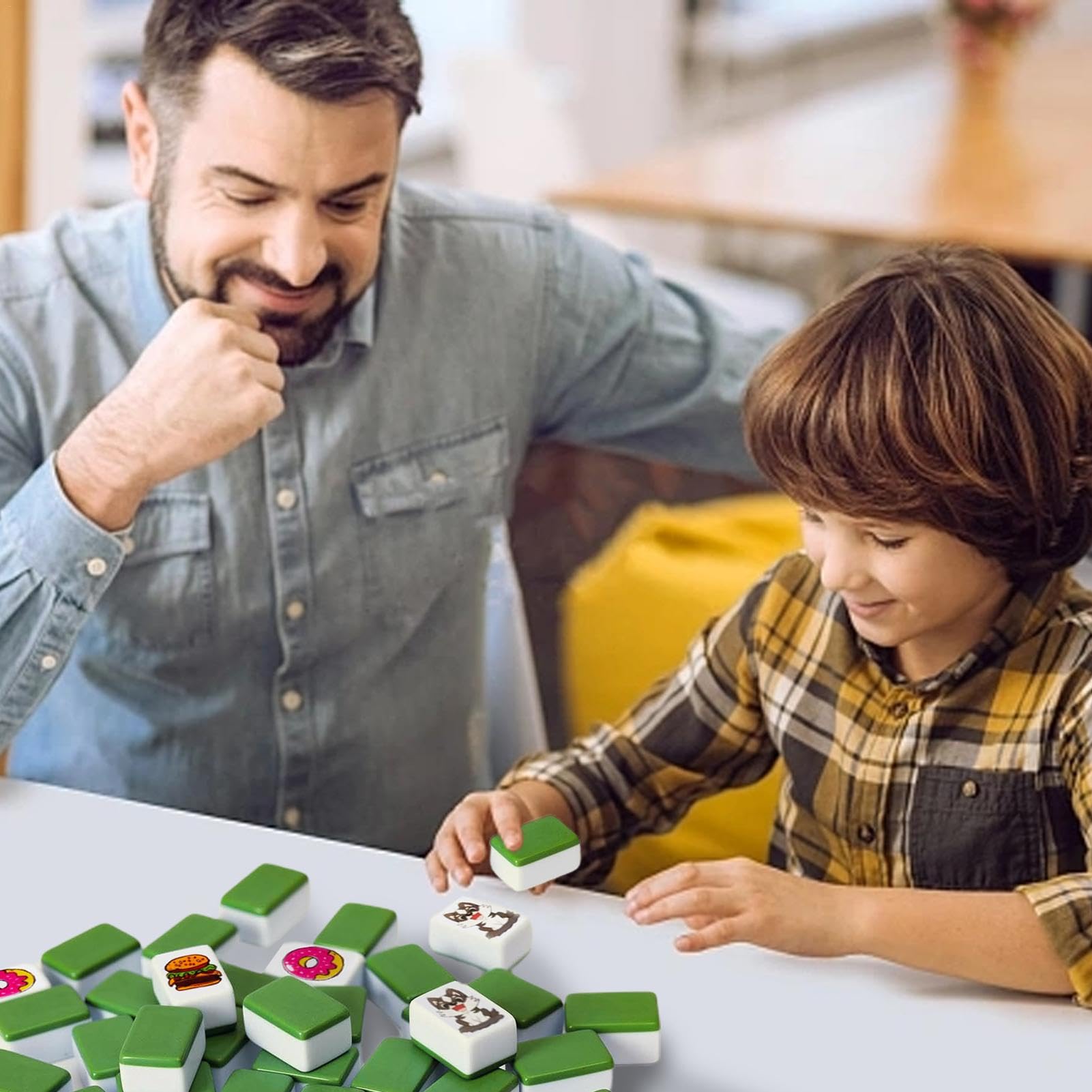 Reise Mahjong-Set, Mahjong-Kacheln, Mahjong-Strategiespiel – Mah Jong Nationalflagge, 64 Ziegel-Bausteine, tragbare Partyspiele für einen Spieleabend in | Nationalflagge, 64 Ziegel-Bausteine, tragbare Partyspiele für einen Spieleabend in