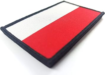 JBCD 2 Pack Poland Flag Patch Tactical Polish Patch Pride Flag Patch for Clothes Hat Patch Team Military Patch