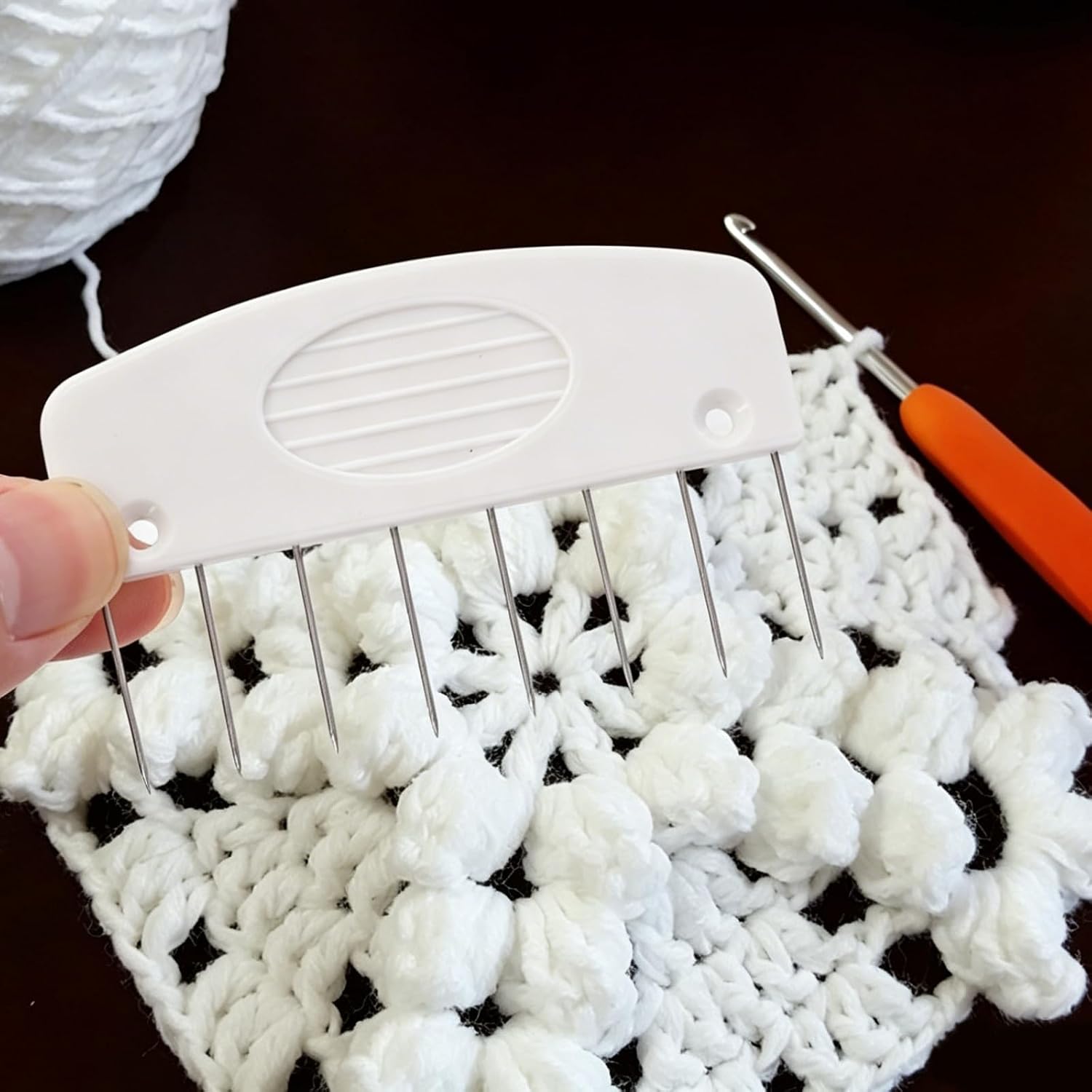 20 PCS Knit Blocking Pins Kit, Knitting & Crochet Blocking Combs, Stainless Steel Needles with ABS Handle, Blocking Tools for Sweater Scarf Crochet Projects