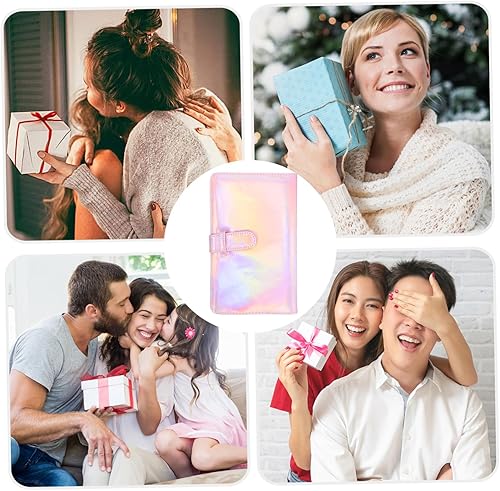 Miniatura 6 de Holibanna 7 unids álbum de fotos Bra Ganchos y cierres Foto Album Fotohüllen álbum para Fotos Mini 11 Tasche boda Scrapbook Vintage Postales Cuero