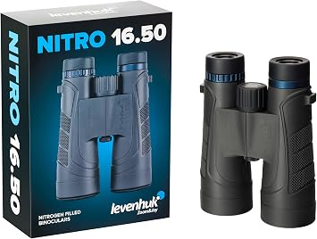 Levenhuk Nitro 16x50 Compact Lightweight Field Binoculars for Adults