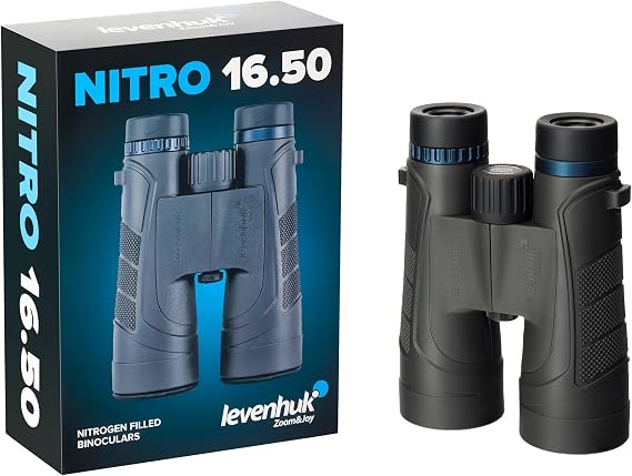 Levenhuk Nitro 16x50 Compact Lightweight Field Binoculars for Adults