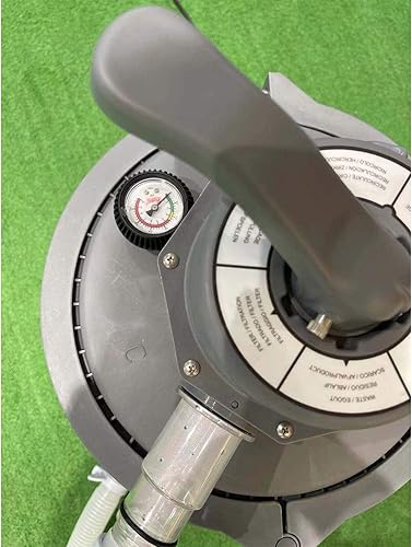 Miniatura 2 de JLeisure Avenli 290729US Clean Plus - Bomba de filtro de arena a prueba de corrosión, 800 GPH con manómetro para piscinas, jacuzzis y spas, color