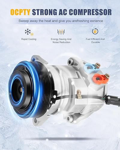 Miniatura 2 de OCPTY Compresor de aire acondicionado CO 10802C para Dodge Ram 1500 5.7L para Dodge Ram 2500 5.7L para Dodge Ram 3500 5.7L 2003-2008