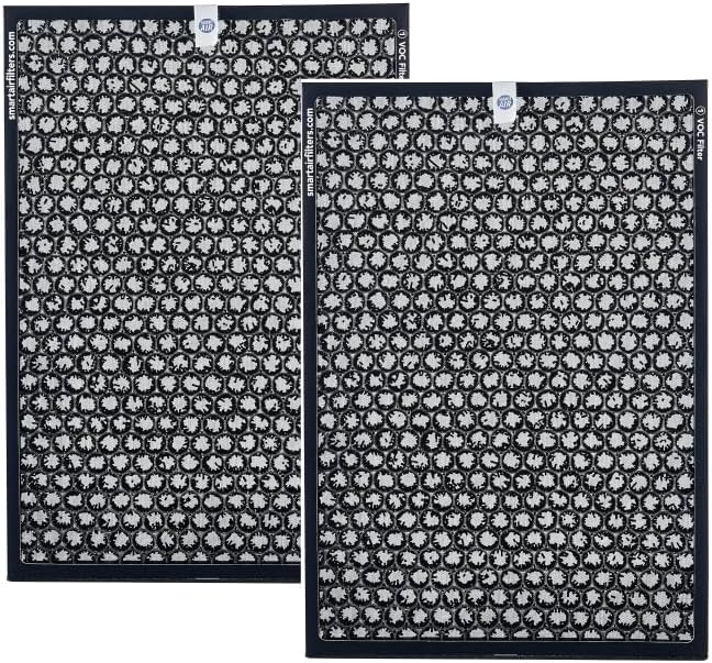 Smart Air SA600 VOC Filters - Carbon Filter Replacements for Smart Air SA600 Air Purifier - Helps Eliminate Odors, Ozone, NO2, SO2, VOC's - 2 Count