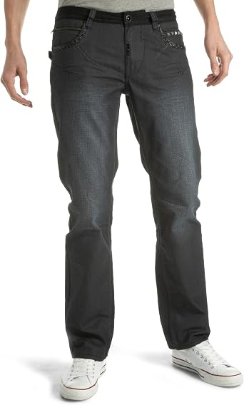 Angle Slex Denim Easy Fit Mens Jeans 