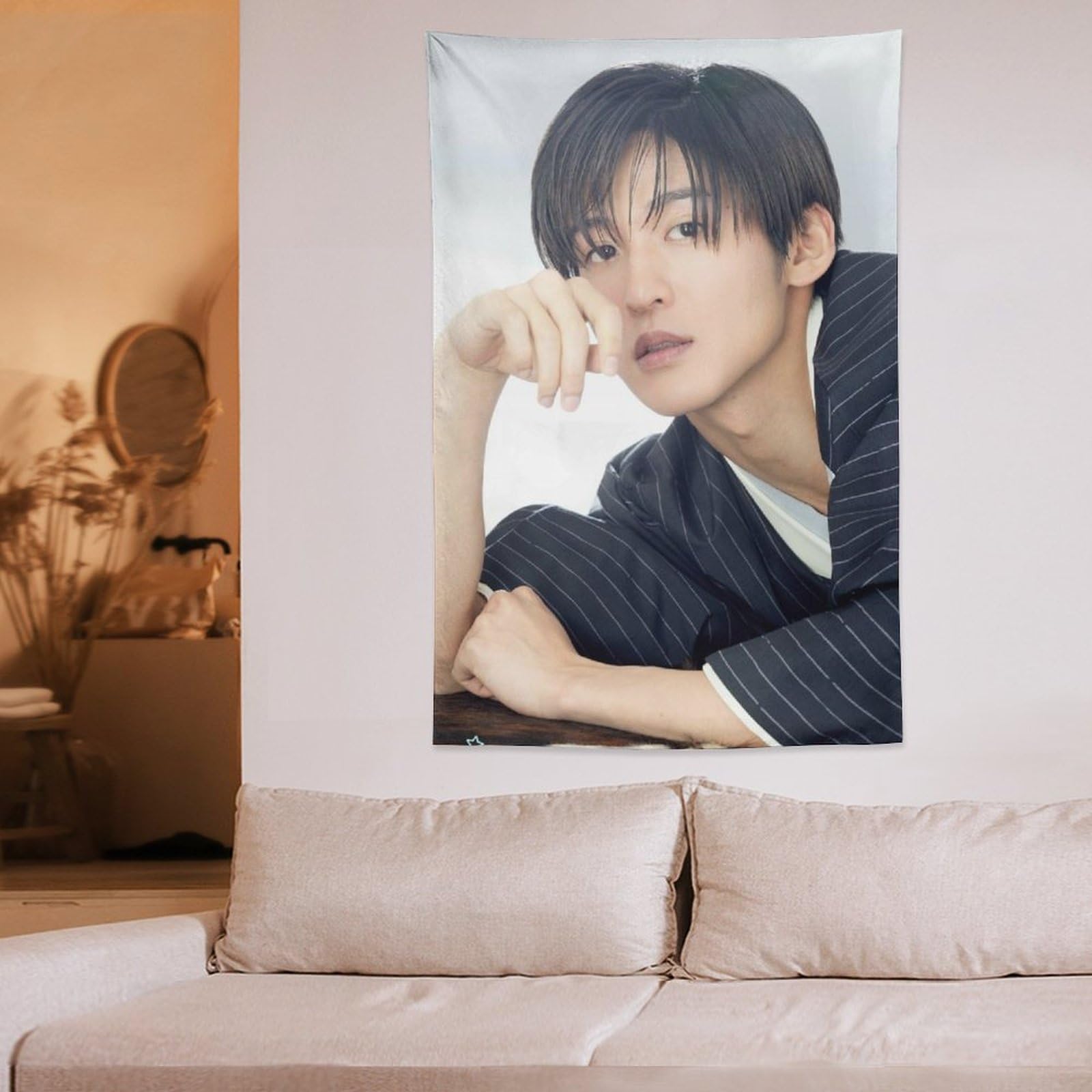 Amazon.co.jp: スノーマン 目黒蓮 タペストリー おしゃれ飾り 壁掛け