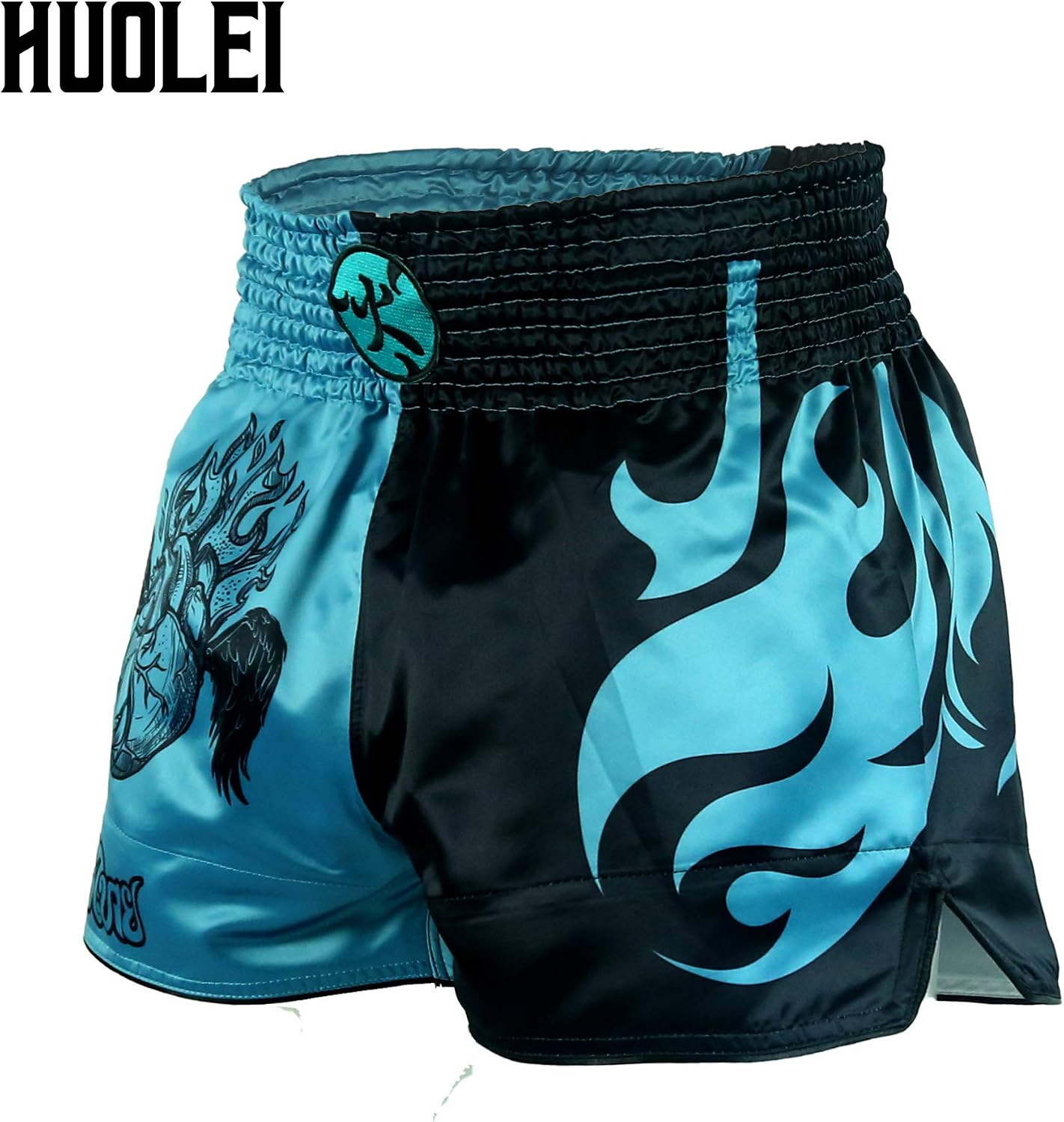 Muay Thai Shorts for Men and Women, High Grade MMA Gym Boxing Kickboxing Shorts Workout Training Grappling Martial Arts Fight Shorts Clothing.