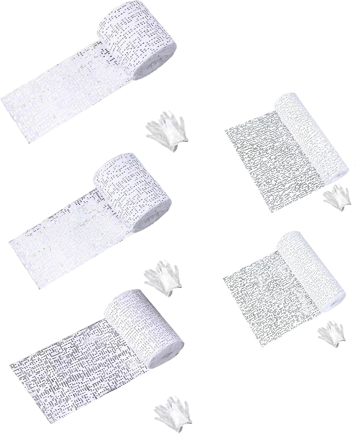 Artist-Grade Sculpture Bandage Tools For Texture Art 5 Sizes Gypsum Craft With Sand Multi Size Texture Painting Supplies
