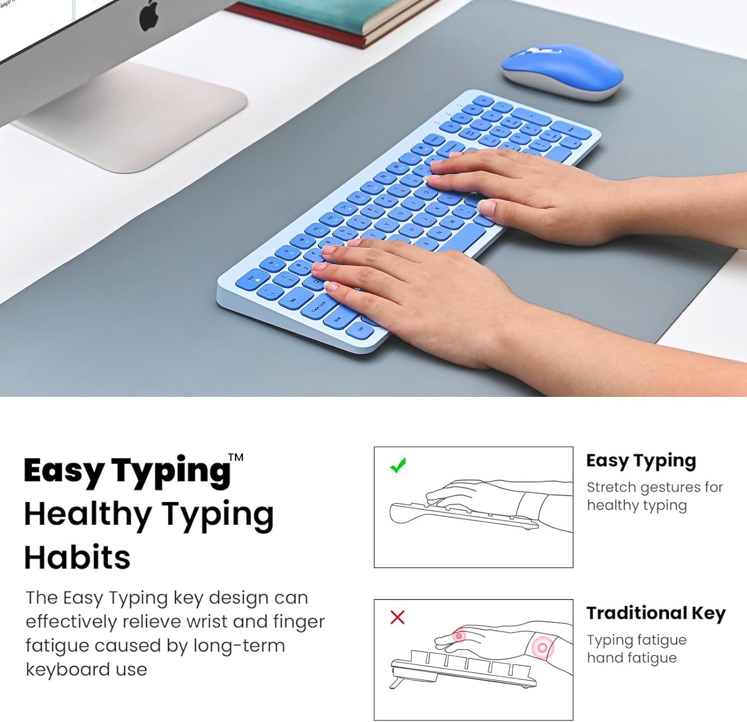 Keyboard battery compartment with AA batteries