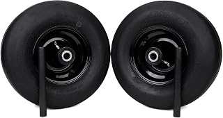 (2) Pneumatic Tire Assemblies 13x6.50-6 Compatible with Worldlawn Venom Diamondback 52" 60" Python 60" 72" King Cobra 52" 60" King Cobra MAX 60" 632041 542007