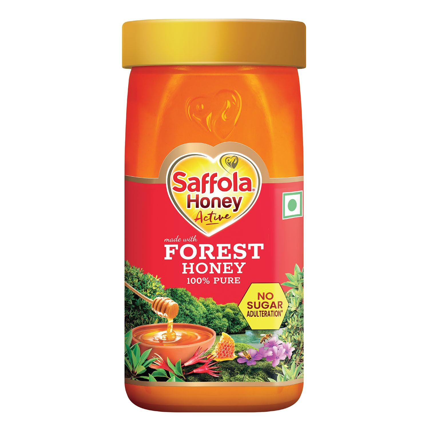 Saffola Honey Active, Made with Sundarban Forest Honey, 100% Pure Honey, No sugar adulteration, Natural Immunity booster, 500g-picture-14