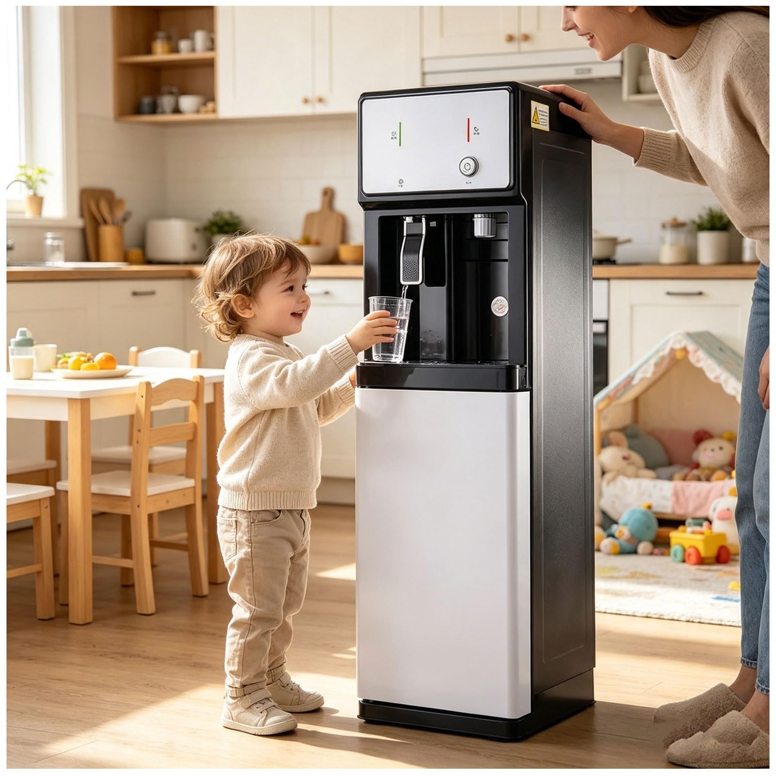 Distributore Acqua Colonna 3 Temperature Caldo Freddo Ambiente Casa Ufficio