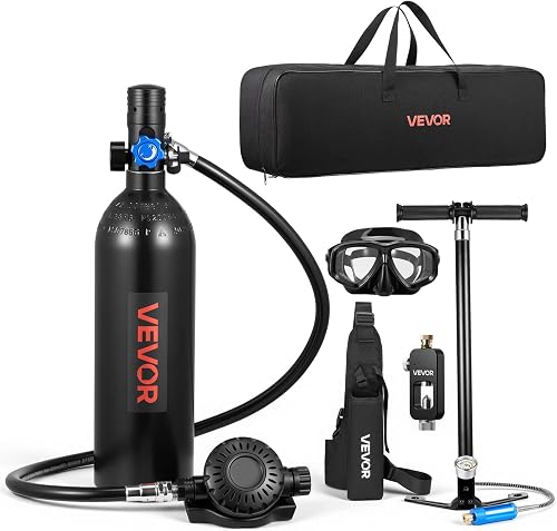VEVOR Mini Bouteille de Plongée de 1 L, Bloc pour Plongée…