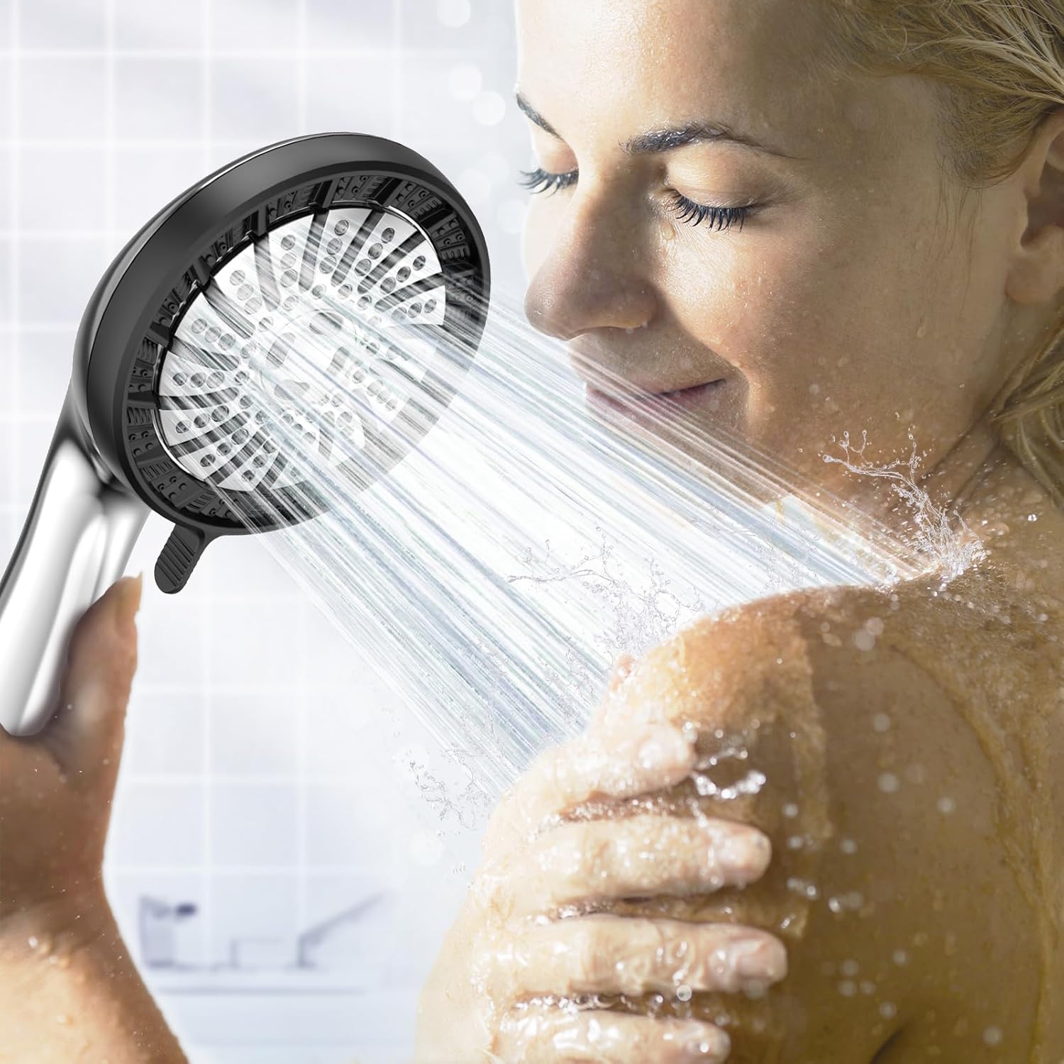 ed Shower Head with Handheld, High Prure