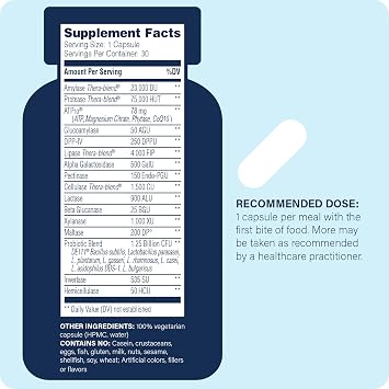 Enzyme Science Critical Digestion Advanced Digestive Enzymes with Probiotics for Women & Men, Supports Digestion, Gut Health, Bloating & Nutrient Breakdown, 30 Capsules