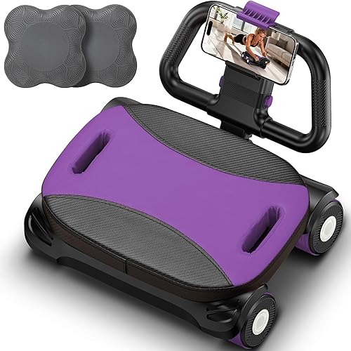 FIAMERMOR 2025 AB Rueda de rodillos Cuatro ruedas de soporte de codo rueda abdominal rebote automático quemar grasa abdominal pérdida de peso