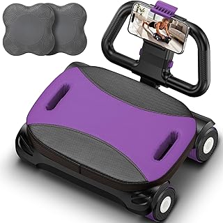 FIAMERMOR 2025 AB Roller Wheel - Rodillo de cuatro ruedas con soporte para codo de cuatro ruedas, rueda abdominal de rebote automático, quema de grasa abdominal, pérdida de peso, equipo de