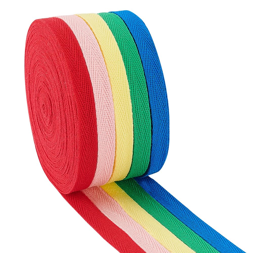 PH PandaHall Kordelzug-Ersatz – 5 Farben, Je 9 M, 10 Mm Breit, Aus Polycotton