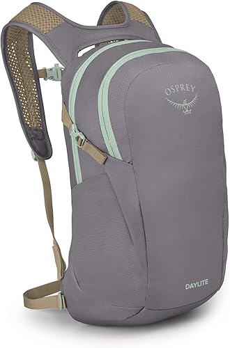 Vista 31 de Osprey Daylite - Mochila para viajes diarios, ligera, con funda para laptop, bolsillos para botellas Magma Marrón/Tungsteno