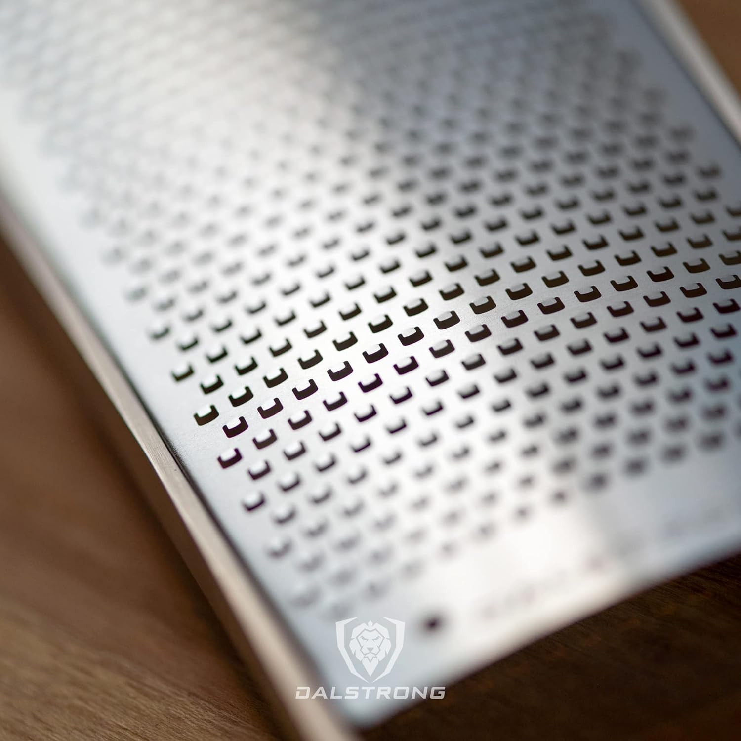 Dalstrong Professional Wide Cheese Grater - Fine - #304 Stainless Steel Blade - G10 Handle Kitchen Shredder - w/Blade Guard - Hard Cheese, Parmesan, Spices, Carrot, Garlic, Ginger - NSF Certified