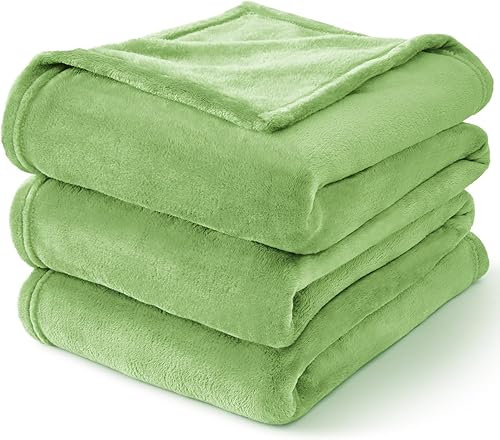 Miniatura 248 de BEDELITE Fleece Blanket White Throw Blanket for Couch & Bed, Luxury Plush Cozy Fuzzy Blanket 50" x 60", Super Soft Warm Lightweight Throw Blanket