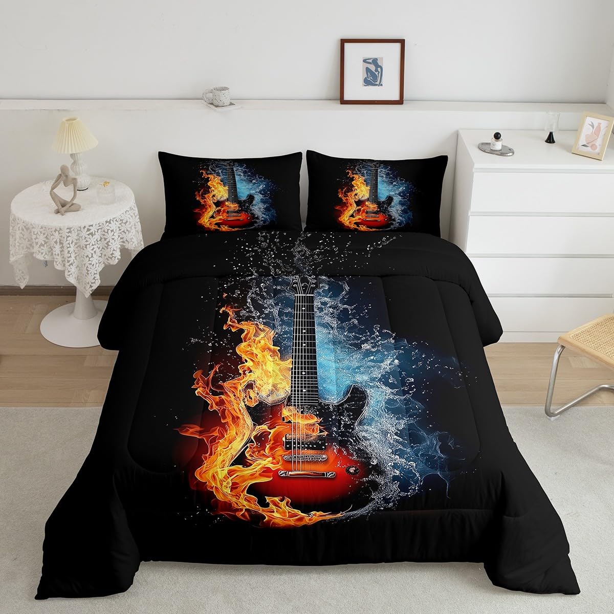 Parure de lit musique rock pour transformer la chambre des ados passionnés