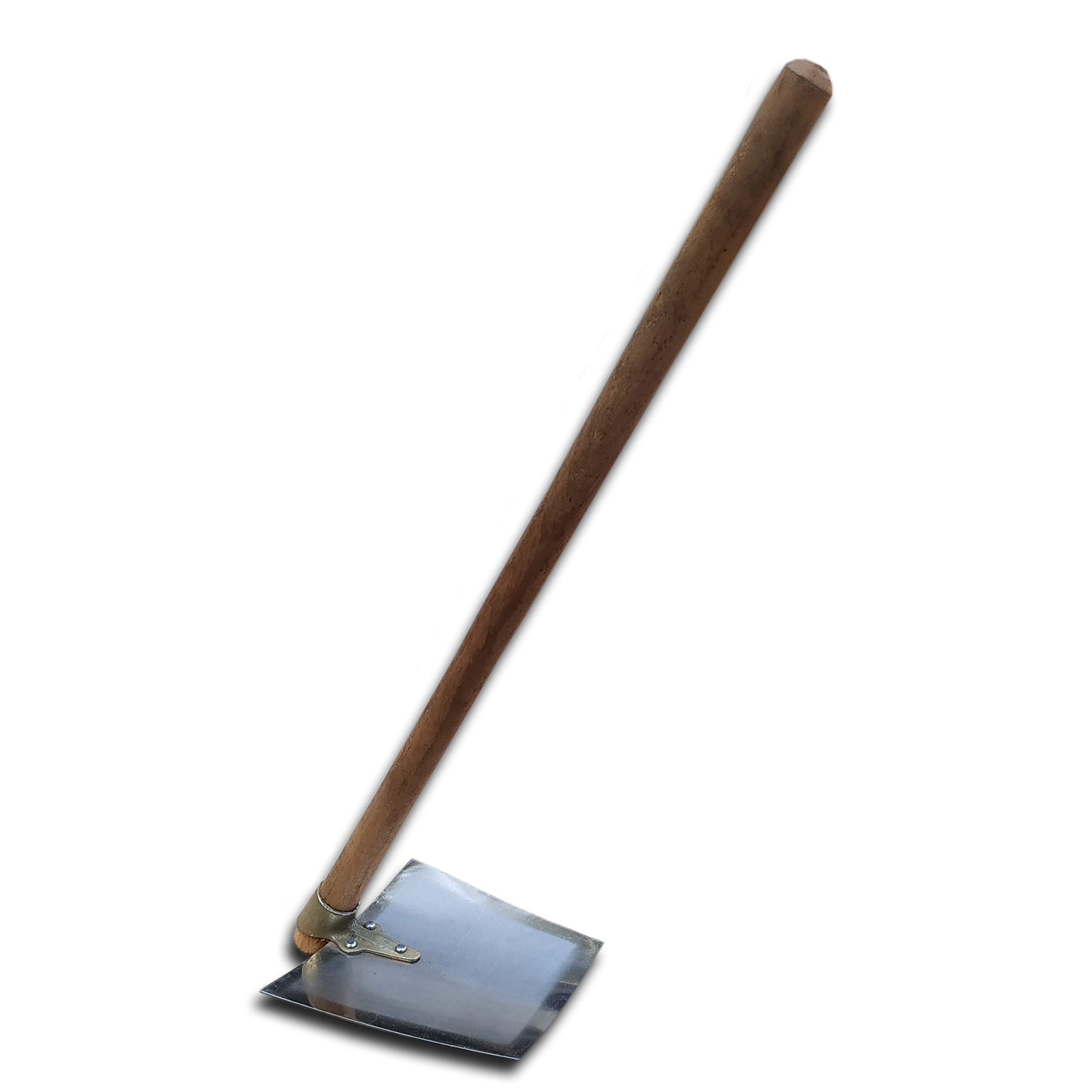 TAD SOLID 202 Grade Stainless Steel Spade – Heavy-Duty Kassi Fawda Shovel Hoe for Gardening, Digging, and Agricultural Use – Durable, Ergonomic Design for All Your Heavy-Duty Gardening Needs